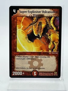 87/110 - Super Explosive Volcanodon - Duel Masters Inglés Poco Común LP - Imagen 1 de 2