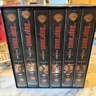 Sopranos Complete Series 2 On Video  VHS Slight Damage To Box See Pics - Image 1 of 2