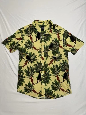 Camisa RVCA Regular Fit Pandemonio Manga Corta Abotonada Para Hombre Talla Mediana” Foto 1 de 4