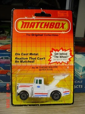 Matchbox 66 Tyrone Malone Peterbilt Super Boss White Variant BP 1/64 Scale bp9 - Image 1 of 2