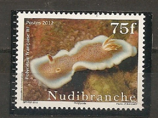 French Polynesia 2012 Marine Life Nudibranch MNH Scott#1074 - Image 1 of 1