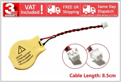 Batería 2 pines Lenovo Acer HP Dell Asus Toshiba IBM Laptop Bios Cmos CR2032 Foto 1 de 4