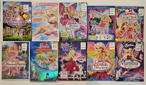 10(8 Regular & 2 Blu Ray) Barbie Sealed DVD Movies - Picture 1 of 1