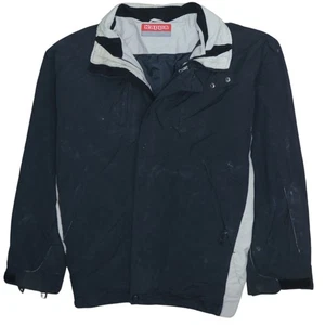 Vintage KAPPA BLACK JACKET MENS 2XL - Picture 1 of 6