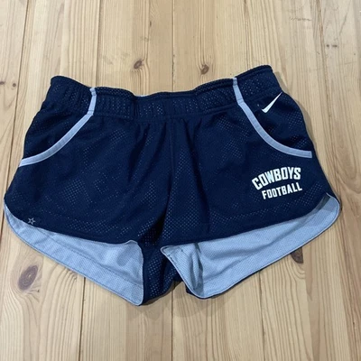 Pantalones Cortos Nike Para Mujer S Dallas Vaqueros Fútbol Logo Dri Fit Malla Foto 1 de 4