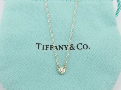 Collar colgante TIFFANY & CO diamantes de plata esterlina por yarda PVP AUD 935 Foto 1 de 4