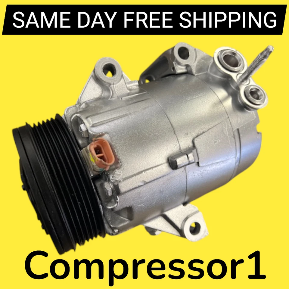 AC Compressor For 2004 2005 2006 Chevy Malibu 3.5L Pontiac G6 - Image 1 of 3