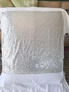 Set Of Two Glitter Pillow Covers 26" Square Glam Barbie Girly Zipper Opening - Picture 1 of 6