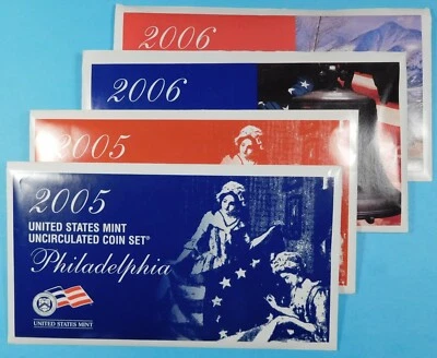 2005 & 2006 US  Mint set in original Mint envelope - Unc. - Denver & Philadel - Image 1 of 3