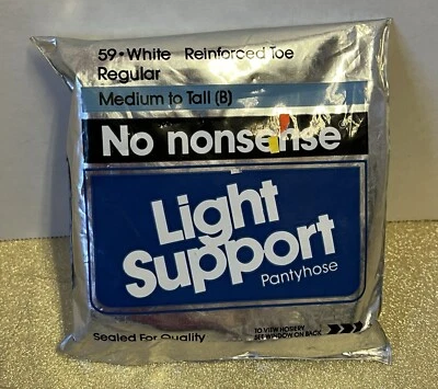 NOS No Nonsense Light Support Regular pantyhose Medium to Tall - Image 1 of 4