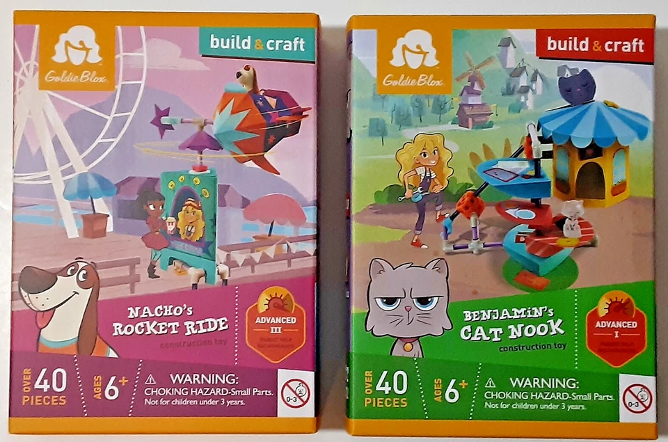 Goldie Blox MP002 Benjamin's Cat Nook 40 Pcs