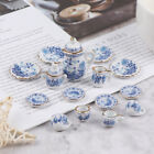 1:12 Scale Dollhouse Miniature Tableware Ceramic Tea Cups Plate Kit Accessories