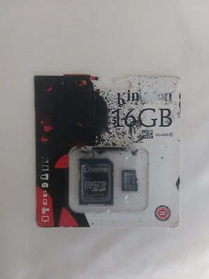 Kingston Technology  16 GB microSDHC Class 10 UHS-1 Memory Card 80MB/s - Image 1 of 2