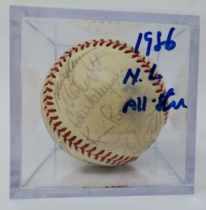 1986 NATIONAL LEAGUE ALL STAR TEAM AUTOGRAPHED BASEBALL 29 PLAYERS - 100% REAL - Picture 1 of 11