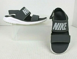NIKE Womens Sz 6 Tanjun Athletic Slingback Comfort Sandals Gray #882694 GUC - Picture 1 of 8
