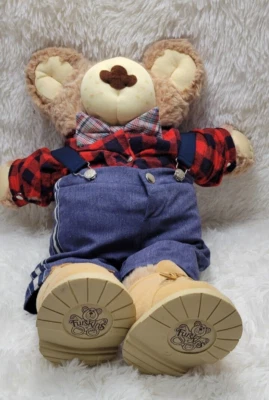 Furkins Farell Furskin Postmaster 1984 22" Xavier Roberts Plush Animal Vintage - Image 1 of 4