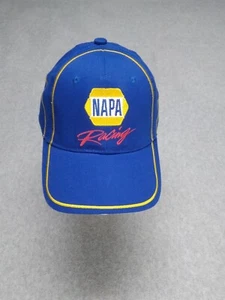 NASCAR Hat Napa Racing Team Michael Waltrip #55 Toyota Adjustable Strap Cap Blue - Picture 1 of 7