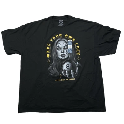 Make Your Own Luck: Never Confíe en Change Camiseta Gráfica Pinluck - Negra - 3XL Foto 1 de 4