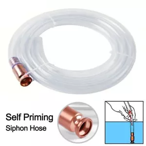 Self Tools Gas Siphon Pump Siphon Hose Gasoline Fuel Water Manual Suction Pipe - Picture 1 of 13