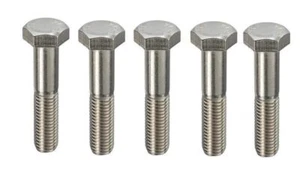 M6 6mm Pernos Cabeza Hexagonal Parte Pernos Roscados A2 Acero Inoxidable Din 931 - Imagen 1 de 1