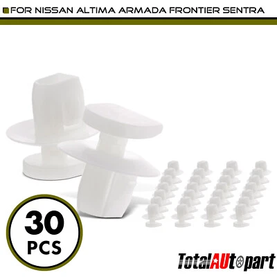 30 piezas clips de moldura de luz trasera sujetadores de retención para Nissan Altima nailon Foto 1 de 4