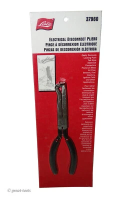 ELECTRICAL DISCONNET PLIERS – straight design – Lisle Tools #37960 – automotive - Image 1 of 4