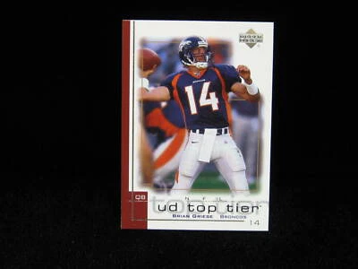 2001 Brian Griese Denver Broncos "Top Tier" Upper Deck  #54 - Image 1 of 2