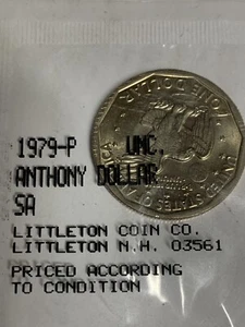 Monedas de dólar 1979-P, S&D Susan B. Anthony sin circular - Imagen 1 de 9