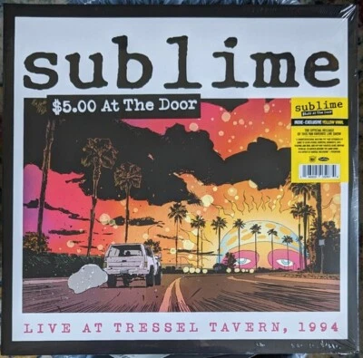 SUBLIME - $5.00 AT THE DOOR - LIVE AT TRESSEL TAVERN 2 x LP COLORED VINYL RECORD - Image 1 of 3