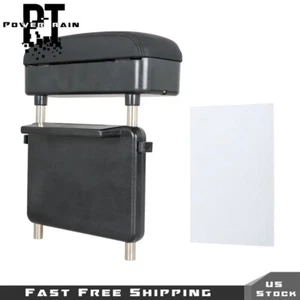 Universal Car Armrest Box Elbow Support Adjustable Center Console Armrest Black - Picture 1 of 12
