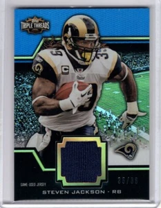 2011 Topps Triple Threads Game Used Jersey #TTUSR-31 Steven Jackson 35/36 - Picture 1 of 2