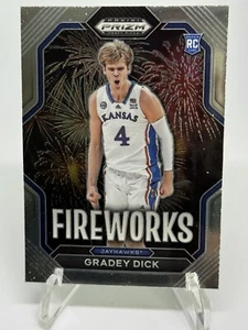 Gradey Dick 2023 Panini Prizm Draft Picks Fireworks #7 Rookie RC Raptors - Picture 1 of 2