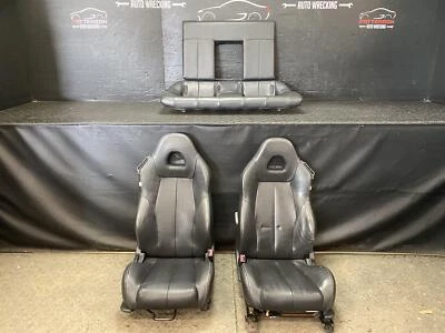 07-12 ASIENTOS MITSUBISHI ECLIPSE CONVERTIBLE MANUAL DELANTEROS Y TRASEROS CUERO NEGRO Foto 1 de 4