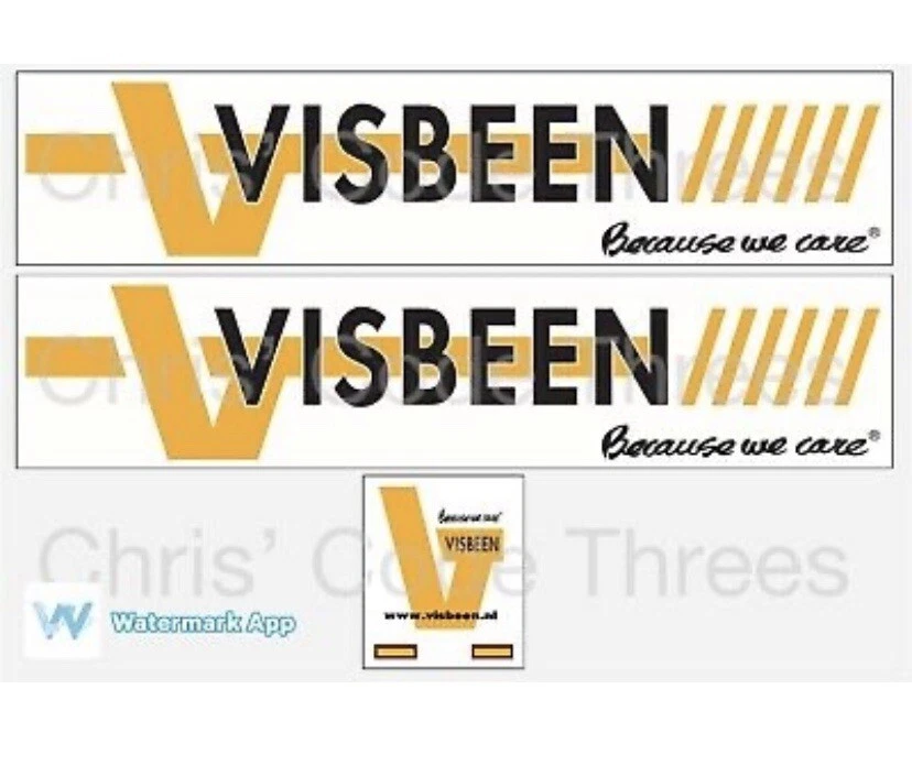 Code 3 Adhesive Vinyl Trailer Decal - Visbeen - 1/50 1/76 1/148 1/87 1/64 - Image 1 of 1