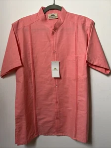 Men's Guayabera Dress shirt. Beach Wedding. Handmade. Elegant Fresh Cotton. - Picture 1 of 2