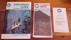 Vintage Canadian Tourism Maps/Provincial Tour Guides 1974 - NWT - Picture 1 of 2