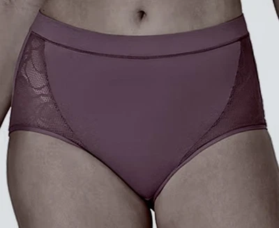 BALI Coolest Suave Grosella Púrpura Cintura Alta Calzoncillo Mujer Talla 2XL 9 Foto 1 de 4