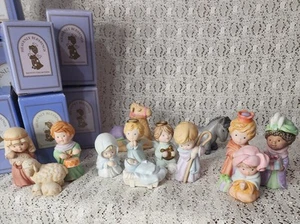 1980's Avon Heavenly Blessings Nativity Set 13 Pieces With Boxes - Picture 1 of 8