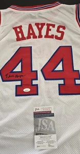Elvin Hayes Signed Autographed White/Red/Blue Jersey JSA Authenticated BIG E - Picture 1 of 9