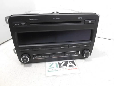 Autoradio CD MP3 Player Skoda Fabia 5JF 2011 5J0035161C - Bild 1 von 3