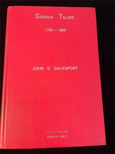 German Talers 1700-1800 John S Davenport Hardcover - Picture 1 of 5