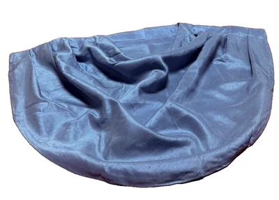 Vintage JC Penney Curtains  Waterfall Swag Woven Blue Lined - Image 1 of 3