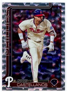 2025 Topps Silver Patterned Foilboard Nick Castellanos Phillies #427 - Picture 1 of 2