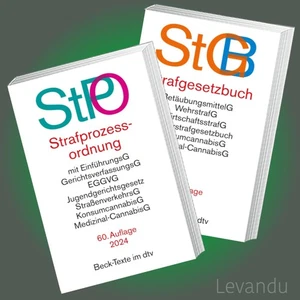 STRAFGESETZBUCH (StGB) 64. Auflage + STRAFPROZESSORDNUNG (StPO) 61. Auflage 2025 - Bild 1 von 3