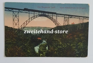 AK Kaiser-Wilhelm-Brücke bei Müngsten, Das Bergische Land, um 1915 - Bild 1 von 2