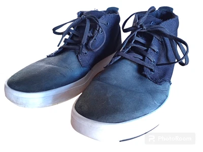 Timberland Davis Cuadrado Negro Gamuza Cuero Lona Chukka Mediano Talla 11 Foto 1 de 4