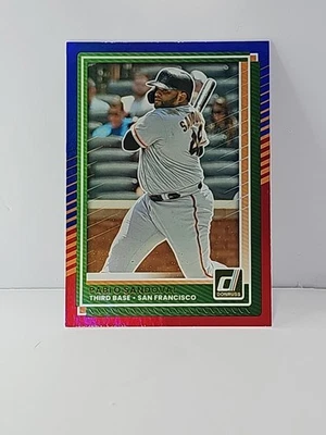 Donruss Pablo Sandoval 2025 paralelo rojo y azul  Foto 1 de 2