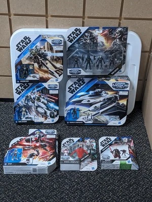 Lote de 7 NUEVO Hasbro Star Wars Mission Fleet Juegos Bad Batch Bo Katan Obi + Foto 1 de 4