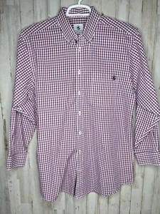Southern Proper Shirt Medium Purple Check Front Pocket Button Down Mens - Picture 1 of 8