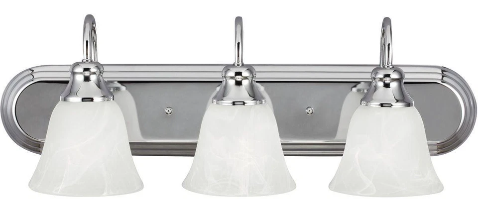 Sea Gull Windgate 3 Light 24 inch Bath Vanity, Chrome, 44941-05 - Image 1 of 1